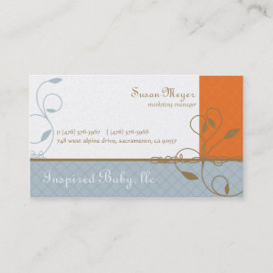 Cartes de visite inspirés de bébé