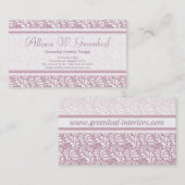 Cartes de visite inspirés par les arts et le (Devant / Derrière)