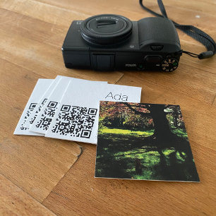 Cartes de visite Insta carrées rétro classiques