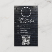 Cartes de visite Instagram, Influenceur, Esthétiqu (Dos)