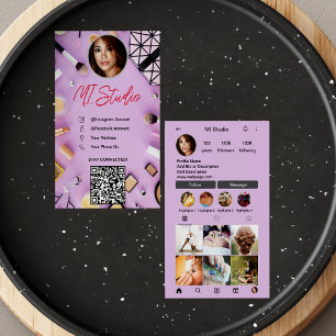 Cartes de visite Instagram, Influenceur, Esthétiqu