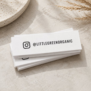 Cartes de visite Instagram   Votre nom Instagram