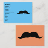 Cartes de visite instantanés de Moustache (Devant / Derrière)