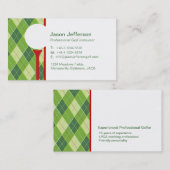 cartes de visite instructeurs de golf (Devant / Derrière)