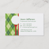 cartes de visite instructeurs de golf (Devant)