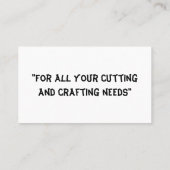 CARTES DE VISITE J & J (Dos)