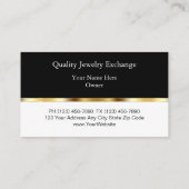 Cartes de visite joailliers (Dos)