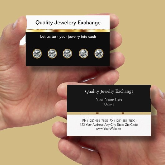 Cartes de visite joailliers