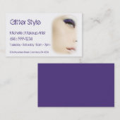 Cartes de visite : : Jolie Madame (Devant / Derrière)