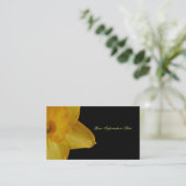 Cartes de visite jonquille jaune (Debout devant)