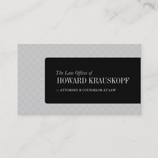 Cartes de visite juridiques (Devant)