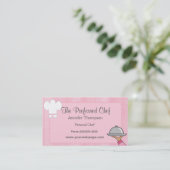Cartes de visite Lady Chef (Debout devant)
