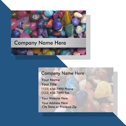 Cartes de visite lapidaires