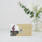 Cartes de visite - le comique (Debout devant)