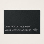 Cartes de visite - Le pot de l'abeille à miel (Dos)