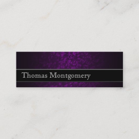 Cartes de visite légers de luxe professionnel mode (Devant)