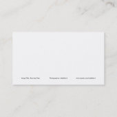 Cartes de visite libres courants (Dos)