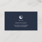 Cartes de visite Lien de code QR pour les avis Goo (Dos)