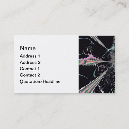 Cartes de visite Lights (Devant)