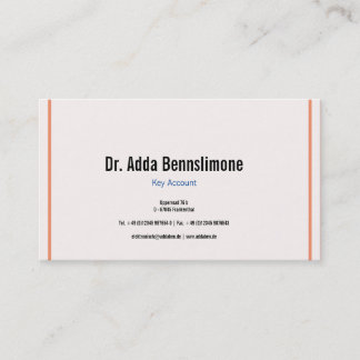 Cartes de visite Lines