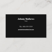 Cartes de visite Lion personnalisables (Dos)