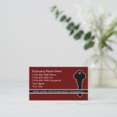 Cartes de visite Locksmith (Debout devant)