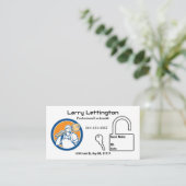 Cartes de visite Locksmith professionnels simples (Debout devant)