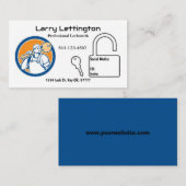 Cartes de visite Locksmith professionnels simples (Devant / Derrière)