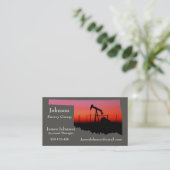Cartes de visite l'Oklahoma d'huile et d'industrie (Debout devant)