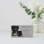 Cartes de visite Louisana d'huile et d'industrie (Debout devant)