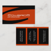 Cartes de visite luisants (Devant / Derrière)