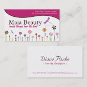 Cartes de visite lunatiques (Devant / Derrière)