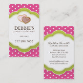 Cartes de visite lunatiques de biscuit (Devant / Derrière)