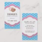 Cartes de visite lunatiques de biscuit (Devant / Derrière)