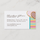 Cartes de visite lunatiques de biscuits (Dos)