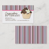 Cartes de visite lunatiques de boulangerie (Devant / Derrière)