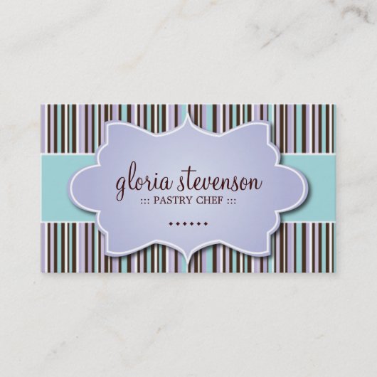 Cartes de visite lunatiques de boulangerie (Devant)