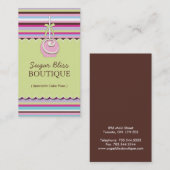 Cartes de visite lunatiques de boulangerie (Devant / Derrière)