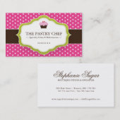 Cartes de visite lunatiques de boulangerie (Devant / Derrière)