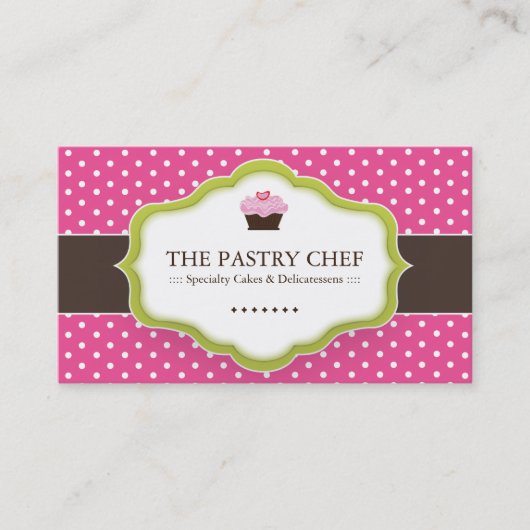 Cartes de visite lunatiques de boulangerie (Devant)