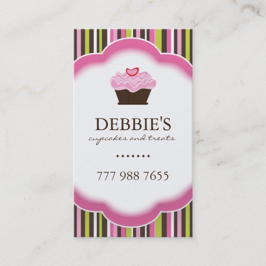 Cartes de visite lunatiques de boulangerie (Devant)