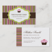 Cartes de visite lunatiques de boulangerie (Devant / Derrière)