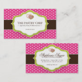 Cartes de visite lunatiques de boulangerie (Devant / Derrière)