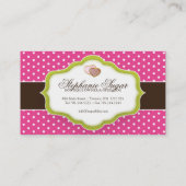 Cartes de visite lunatiques de boulangerie (Dos)