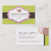 Cartes de visite lunatiques de boulangerie (Devant / Derrière)