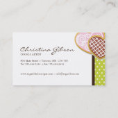 Cartes de visite lunatiques de boulangerie (Dos)