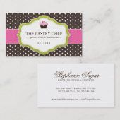 Cartes de visite lunatiques de boulangerie (Devant / Derrière)