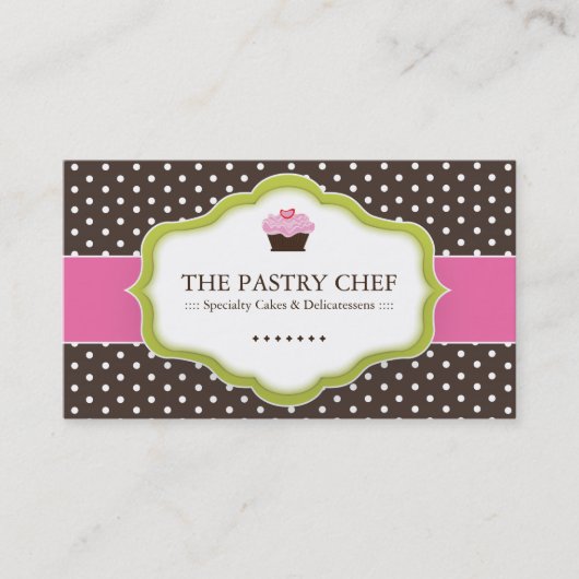 Cartes de visite lunatiques de boulangerie (Devant)