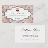 Cartes de visite lunatiques de boulangerie (Devant / Derrière)