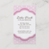 Cartes de visite lunatiques de boulangerie (Dos)